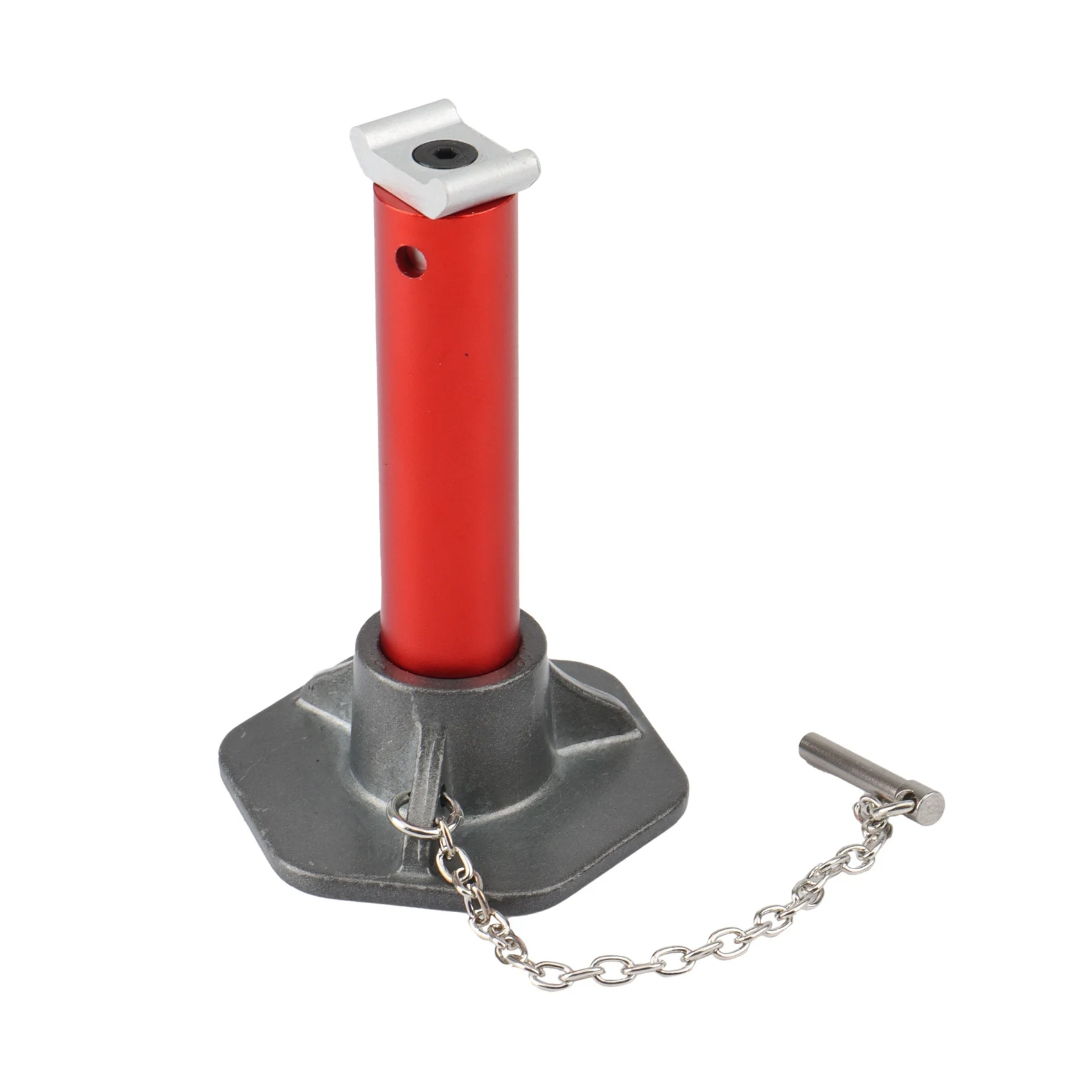 

Modern Metal Height Adjustable Jack Repair Stand for RC Crawler Car,Red