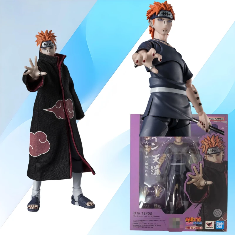 

Оригинальные фигурки Bandai S.H.Figuarts SHF Наруто Шиппуден: Пейн Тендо в наличии, коллекционные аниме-фигурки, модели игрушек
