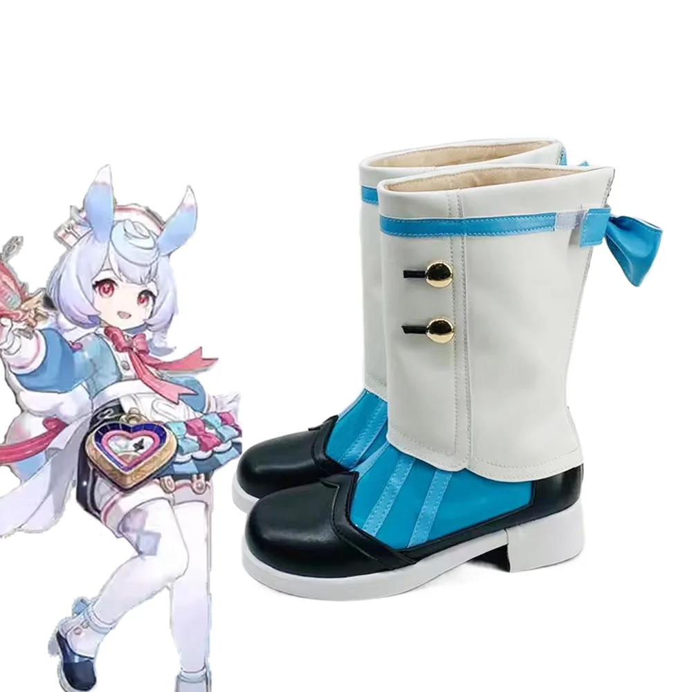 Giochi Genshin Impact Sigewinne Scarpe Cosplay Stivali Fontaine Gioco di ruolo Anime Carnevale di Halloween Donna Uomo Costumi Puntelli per feste