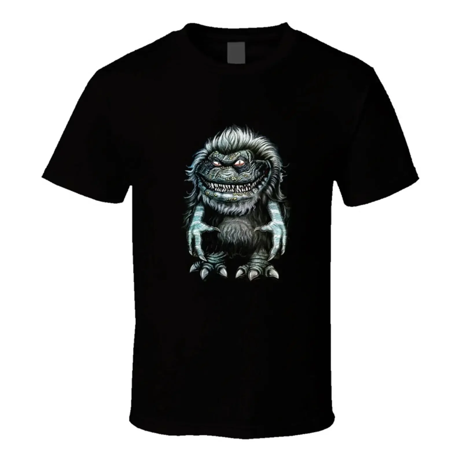 Critters T shirt Retro Horror Monster Movie 80's 1980's Image 1 of 2 vintage Washed Breathable Versatile streetwear graphic