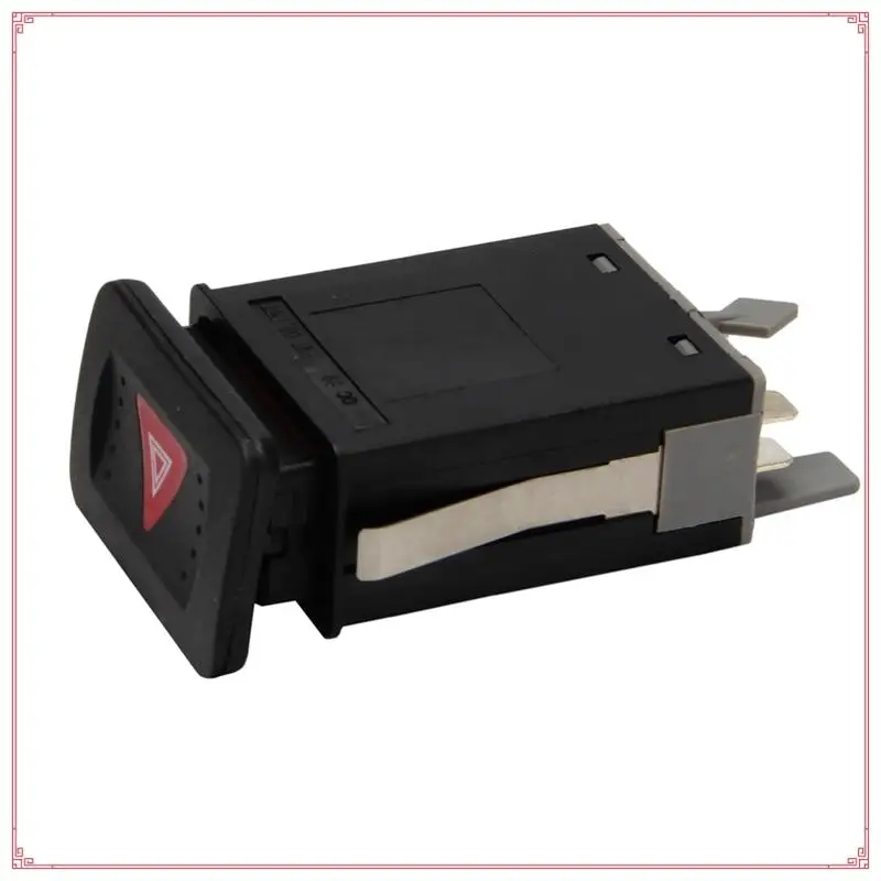 1 قطعة مفتاح الإضاءة خطر السيارات تحذير مفتاح الإضاءة الأسود ABS للجولف 1J0953235J 1J0953235C