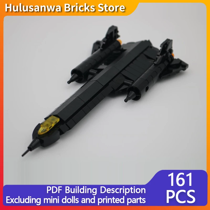 

SR-71 Blackbird Reconnaissance Jets Модель MOC Строительные кирпичи Военное оборудование Модульные технологии Подарки Сборка Детские игрушки Костюм