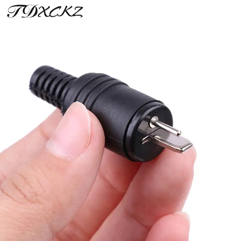 2 Pin DIN Speaker Wire Plug 2P Hifi Loudspeaker Cable Solder Connector Male Female Socket