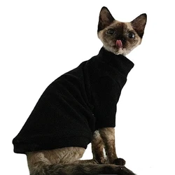 Hairless Cat Clothes, Warm Winter Thick Clothes, Cationic Self-Heating, Sphynx,Devon