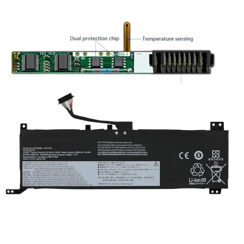 L19C4PC0 بطارية لينوفو الفيلق 5P-15IMH05 5-15IMH05 5-15ARH05 L19M4PC0 الولايات المتحدة