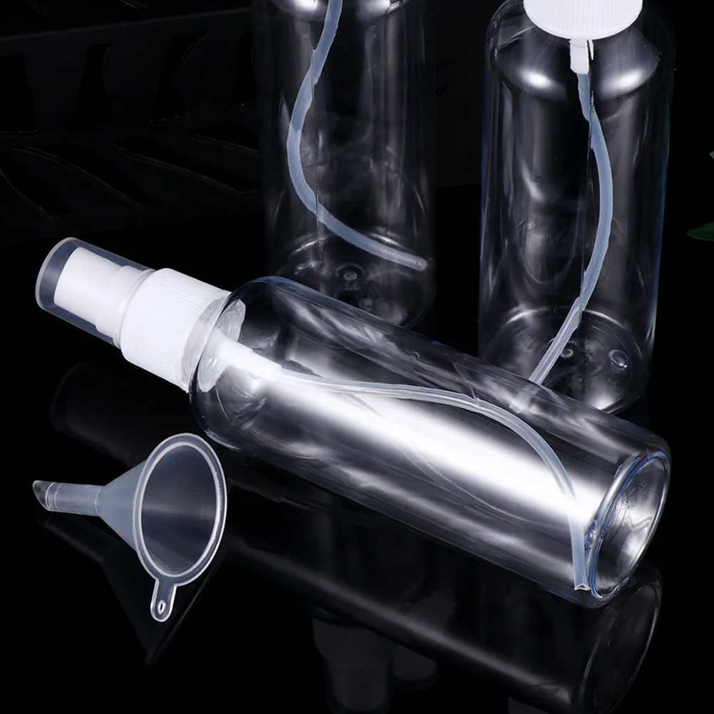 1 ensemble de flacons pulvérisateurs portables de 30 ml, flacons pulvérisateurs vides en plastique rechargeables, petits flacons pulvérisateurs de voyage avec entonnoirs pour parfum et maquillage