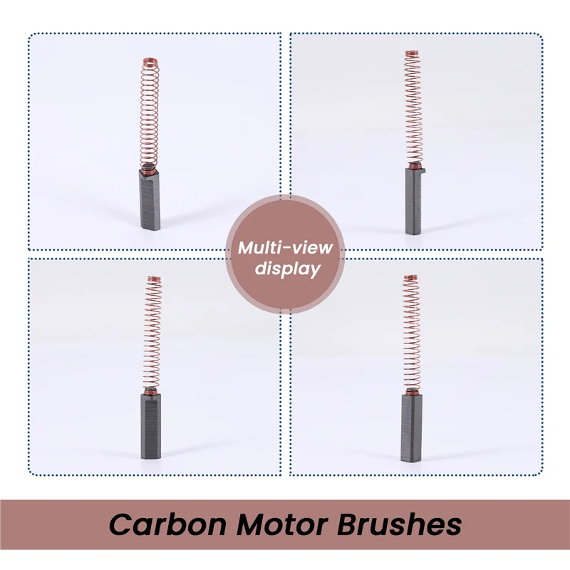 Spazzole motore in carbonio A63K-8 pezzi, parti di ricambio spazzole motore per miscelatori Kitchenaid W10380496/5K5SS/WHK55K