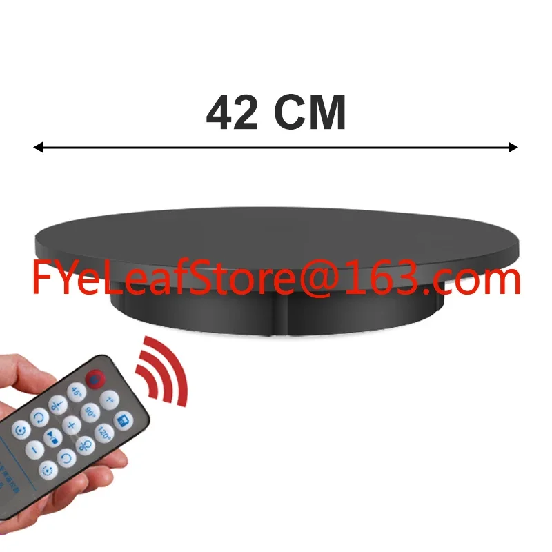 

42cm Load Max 100KG Turntable Motorized Photography Rotating Display Stand 360 Degree Electric Rotating Turntable with Remote