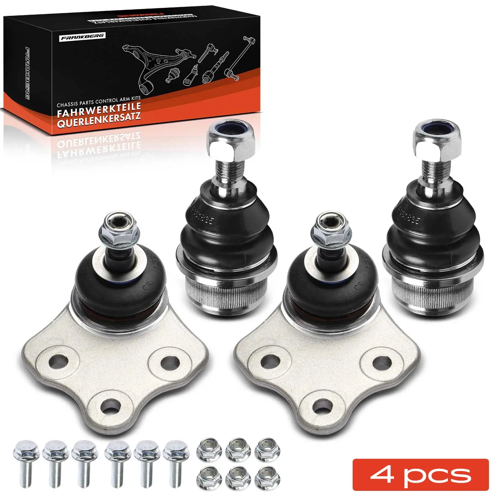 Frankberg 4-teilig Querlenker Satz Vorderachse oben für Mercedes-Benz CLS C219 E-Klasse T-Model W211 W212 S211 R129 3301007