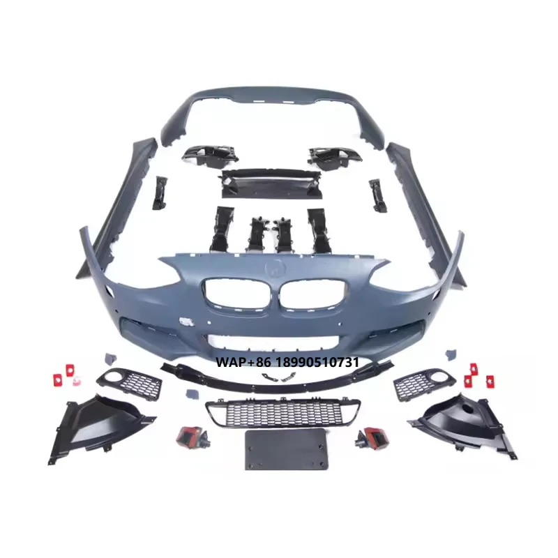 

1 Series F20 to MT Style Body Kit with Front Bumper Rear Bumper Side Skirt for 2011-2014 1series F20 MT Style Car Kits