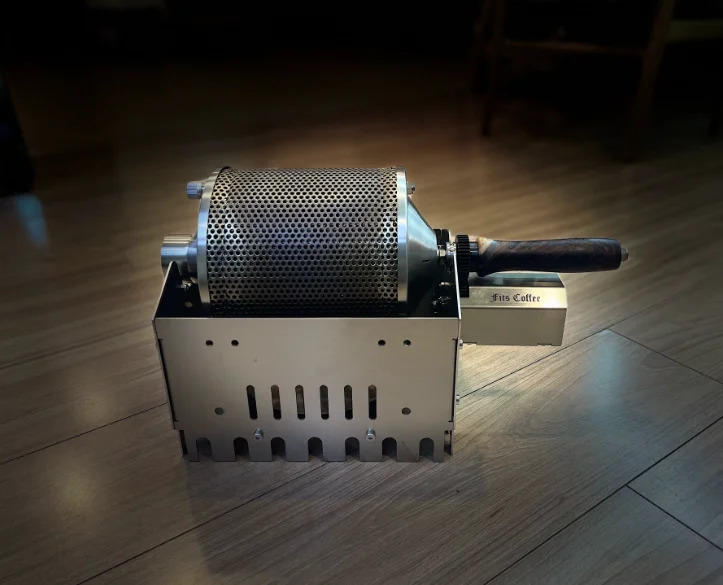 New Coffee Roaster Direct Fire, High Temp Quartz Glass Drum for Home & Commercial, Easy View Roasting