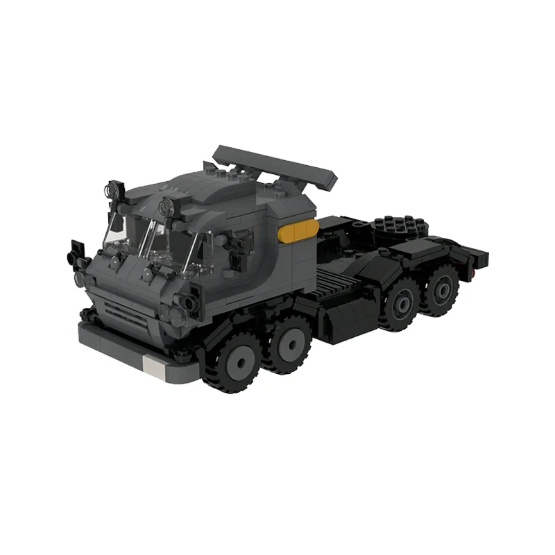 Heavy Military Tractor Unit Model MOC Building Bricks War Equipment Style Modular Technology Gifts Holiday Assemble Toys Suit