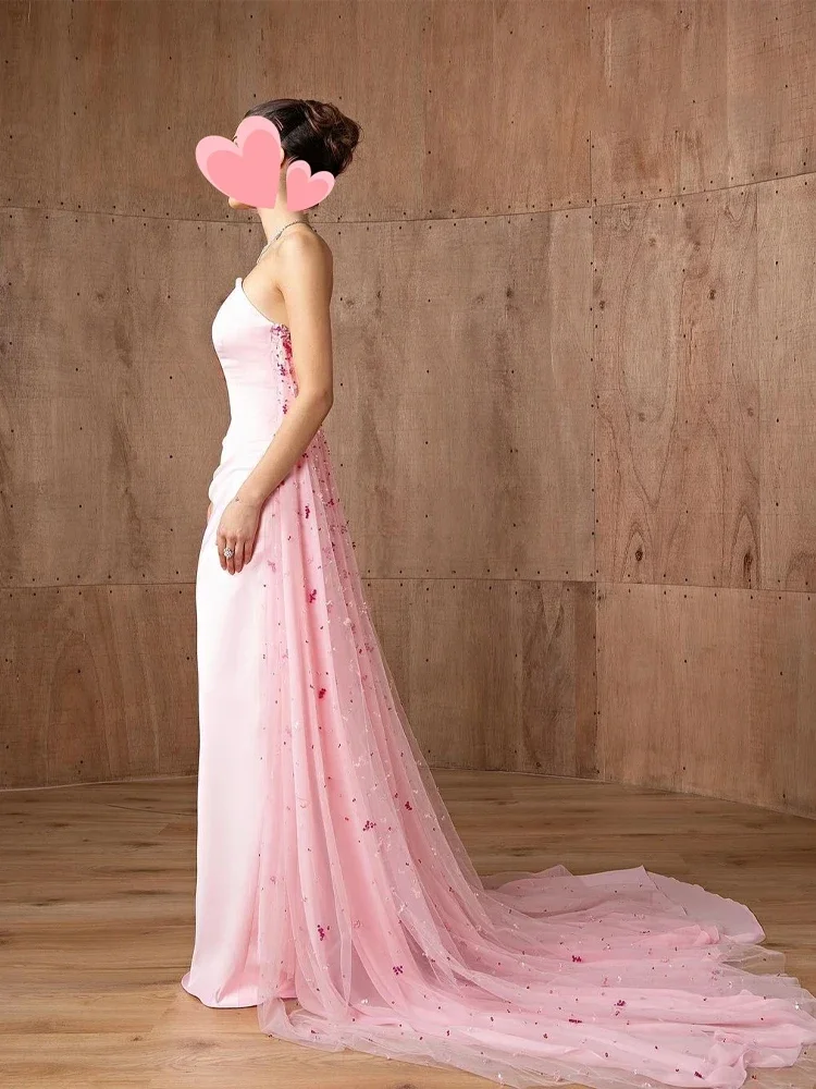 Customized High quality Classic Exquisite Jersey Pleat A-line Strapless Long Dresses Prom Dresses Retro Matching Formal image 4