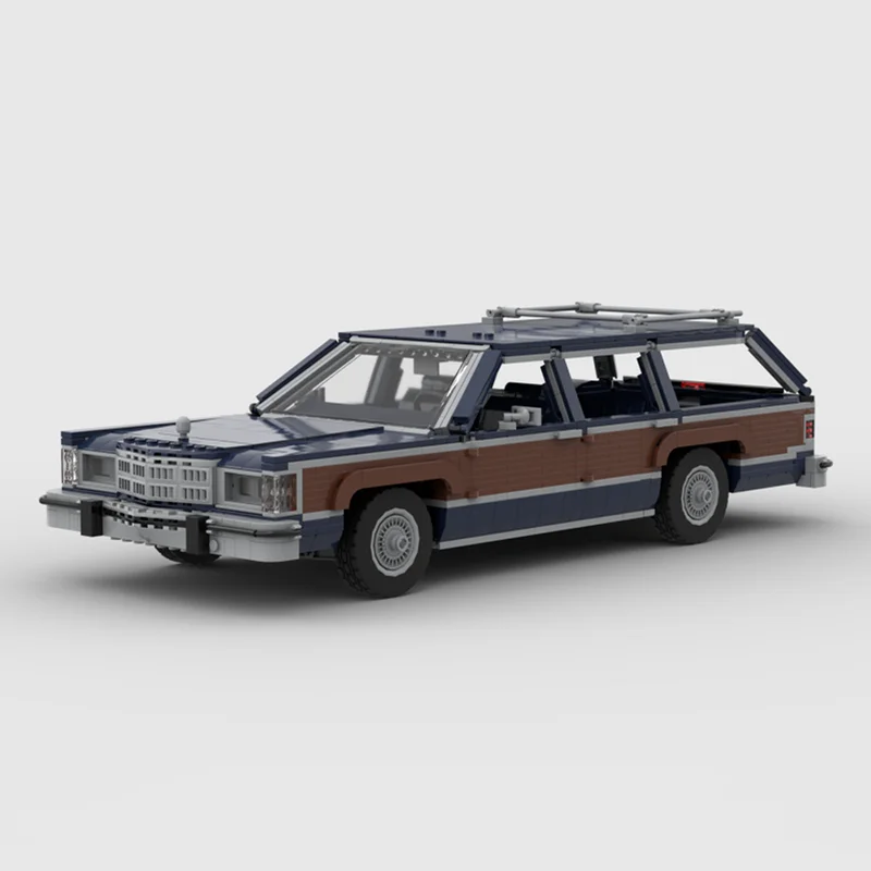2042 piezas MOC Creator Expert Mercury Grand Marquis Colony Park, Bloques de Construcción de Modelos, Juguete de Construcción, Regalos para Festivales, Ladrillos