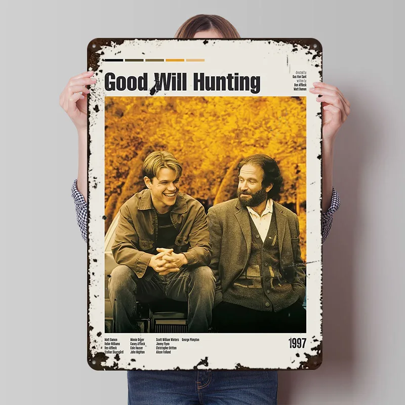 Good Will Hunting Metal Wall Art Poster Sign