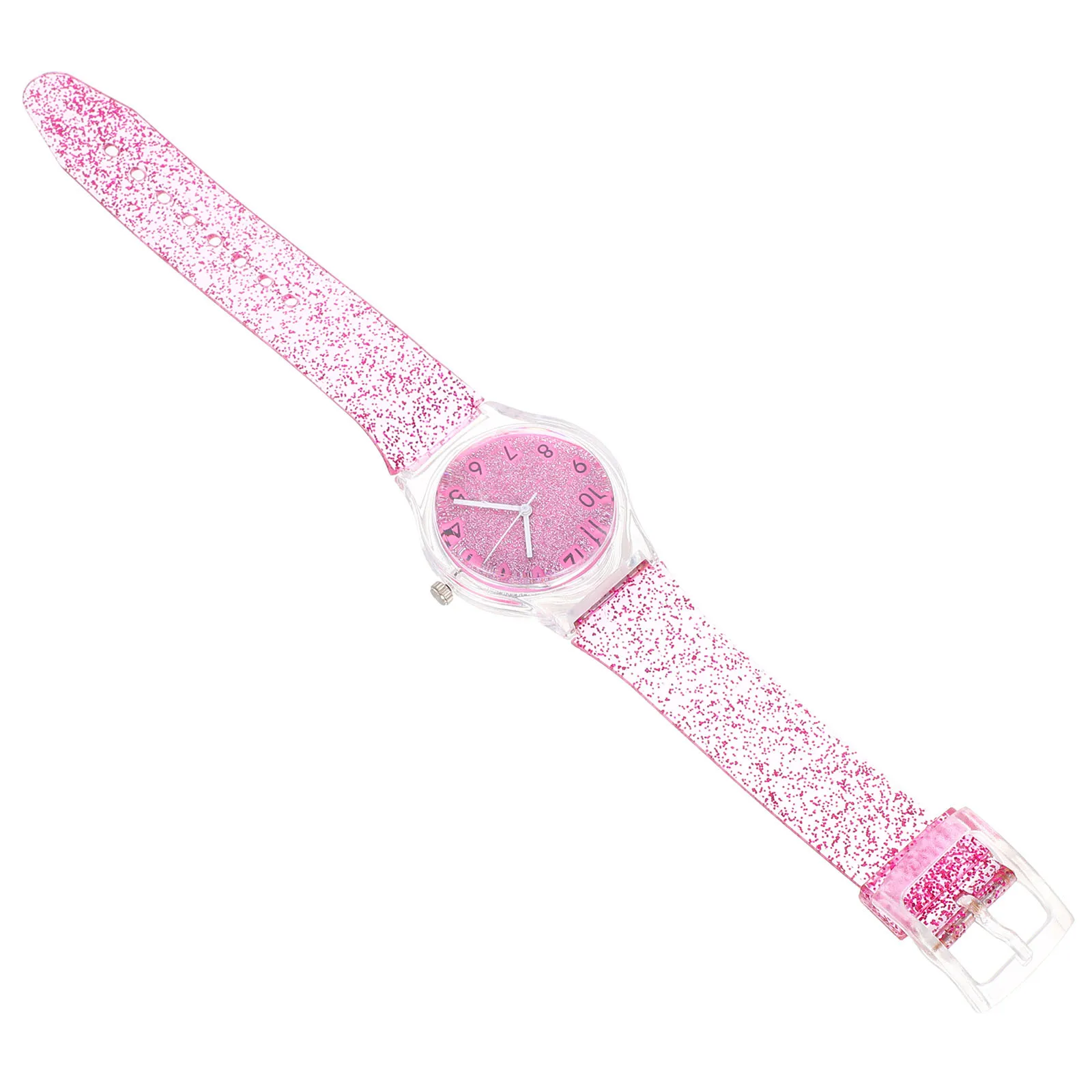 

Kids Colorful Quartz Watch Fashion Shining Adjustable Strap Wrist Watch Durable Comfortable for Children Wrist Decoration