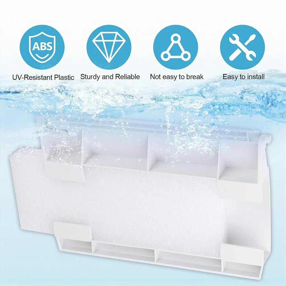 Efficient Debris Trap For Pool Skimmer Lid Debris Trap Plate White Pool Skimmer Baffle Wear Resistant Material