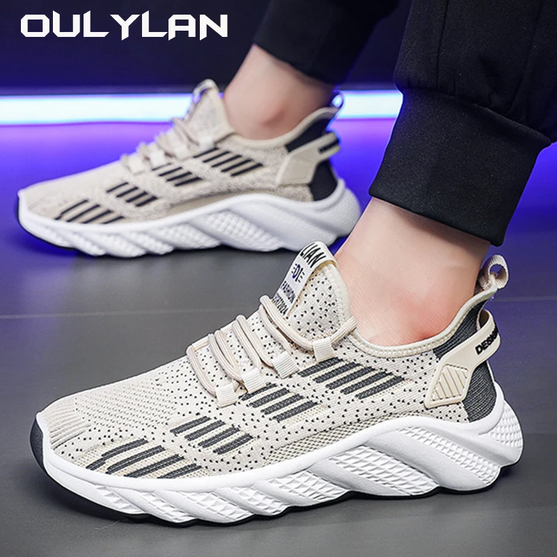 Men's Sneakers Mountaineering Shoes Men Running Shoes 2024 Outdoor Sports Breathable Sneaker Summer Comfortable Casual