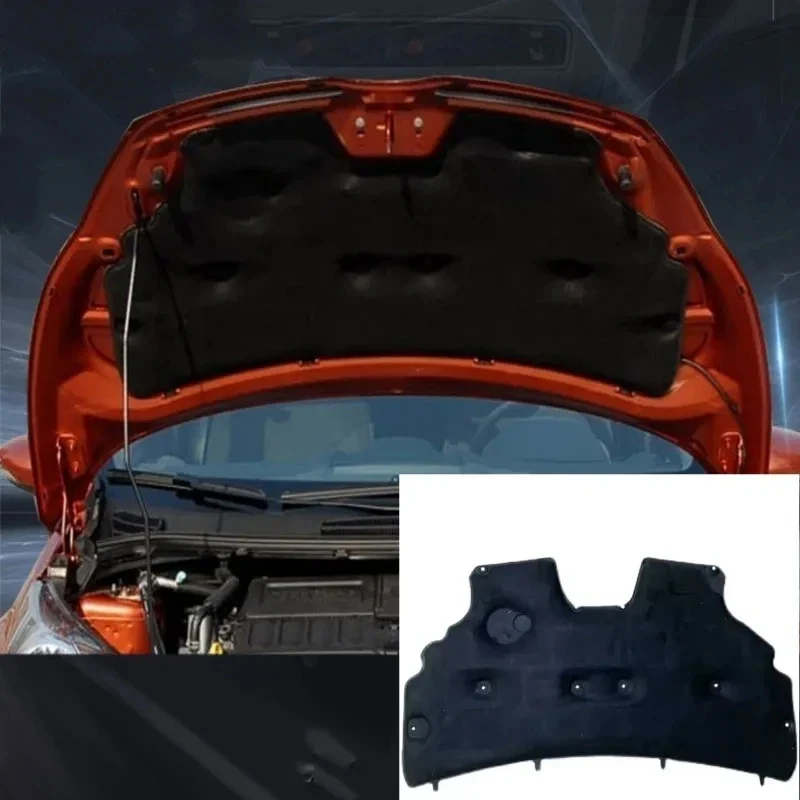 Image of Motorhauben-Isolierung aus Aluminiumfolie für Ford Fiesta 2009 2010 2011 2012, Schalldämmende Abdeckung, Thermische Wärmematte, Zubehör