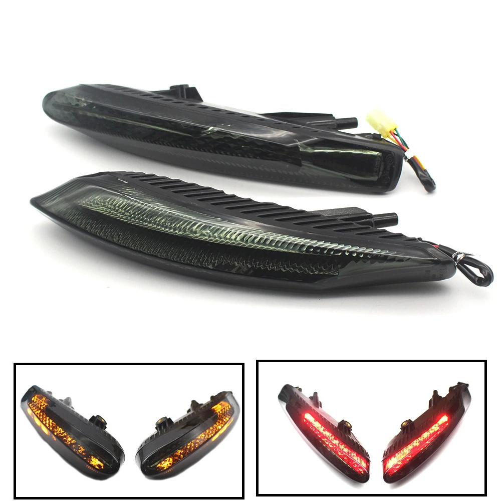 Motorcycle Brake Taillight Blinker LED Tail Light Integrated Turn Signal for Ducati Diavel 2011-2015 /Carbon 2013-2015