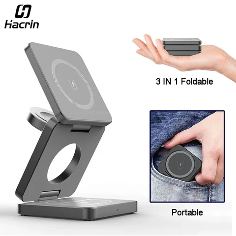 3-in-1 Foldable Wireless Charging Station