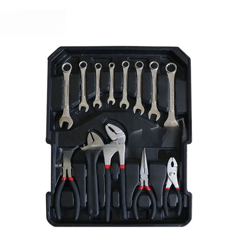 

Aluminum box set tool trolley case quick wrench manual auto repair combination tool