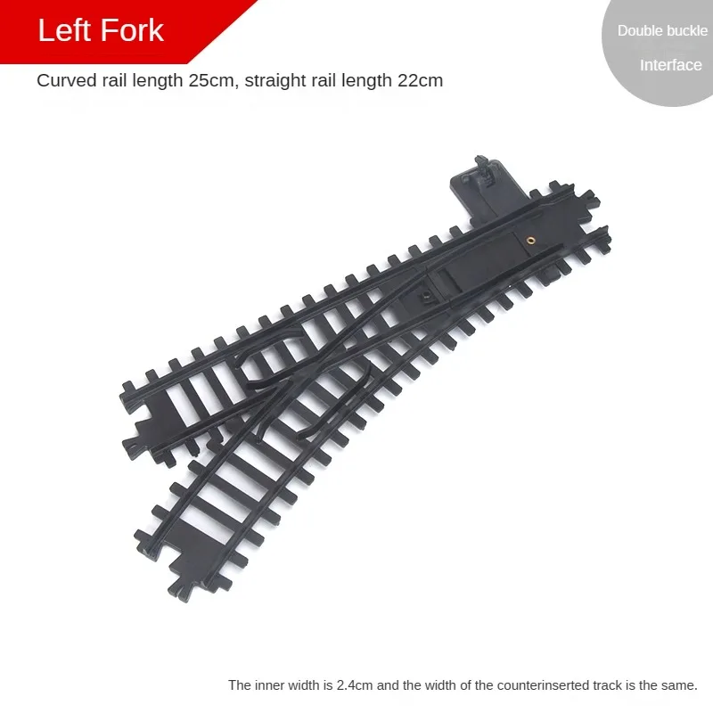 New Model Train Model Double Buckle Track Accessories, Curved Rail/straight Rail/extra Long Rail, Etc. Are Optional