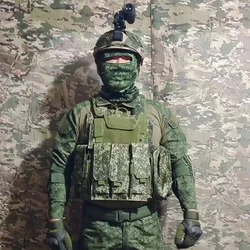 New Russian Little Green Man EMR Camouflage Tactical Vest  MOLLE Sub-bag Detachable Tactical Vest