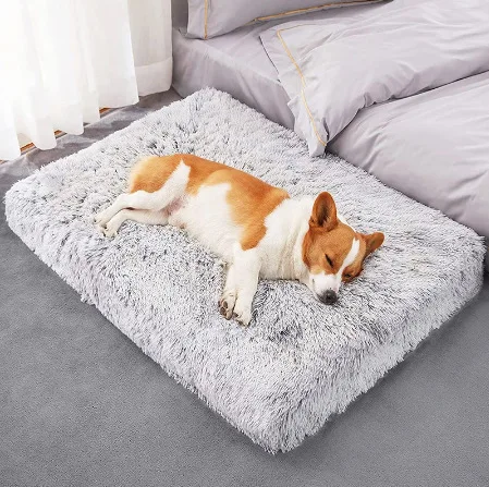 Plush square pet Nest Wave memory foam deep sleep dog sofa bed pet supplies factory wholesale Dog snuffle mat Dog drying towel