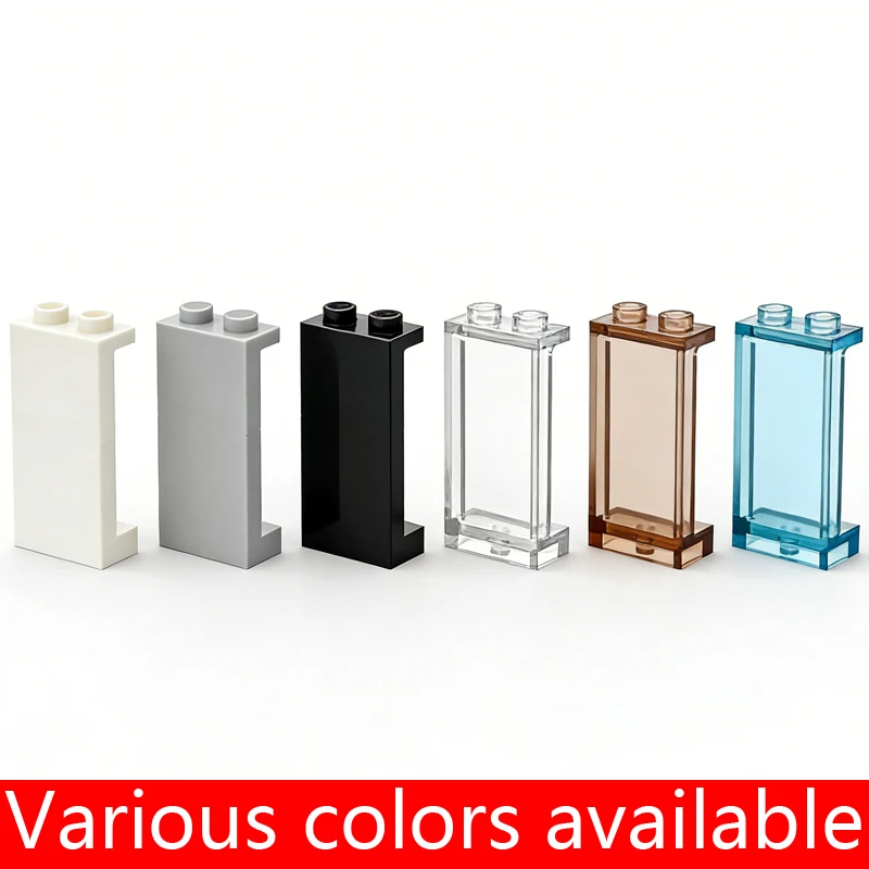 

20pcs Moc Panel 1x2x3 with Side Supports Hollow Studs 87544 DIY Transparent Blocks Bricks Compatible Assembles Particles Toys