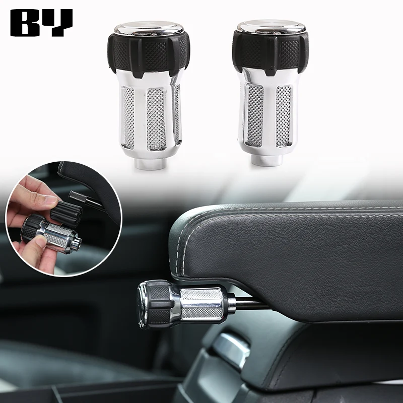 For Range Rover Sport For Discovery 4 Car Seat Armrest Box Adjustment Knobs Cover Trim Accessories For Land Rover Freelander 2