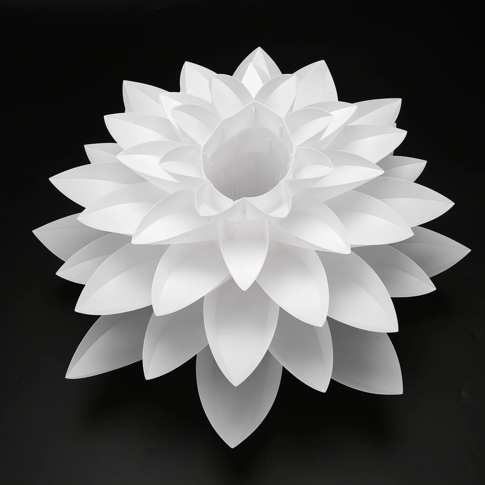 ABVG-2X Lotus Chandelier Lampshade DIY Lotus Flower Six-Layer Lamp Shade Romantic Room Pendent Lighting Cover Hotel Bar Decor