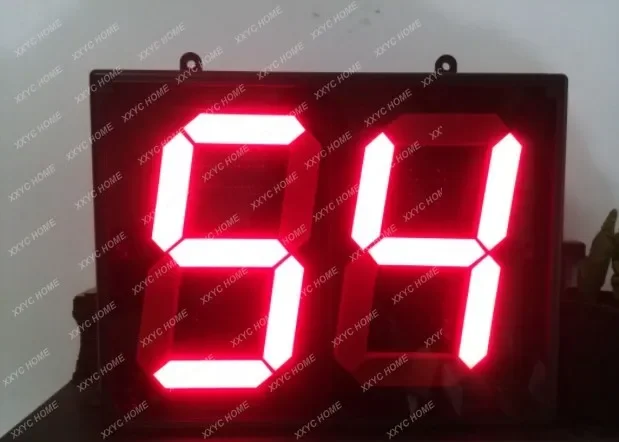 LED 8-inch digital display timer 2 countdown basketball game countdown remote control pause start reset 24 seconds