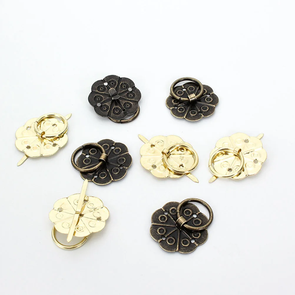 

40Pcs Retro Drawer Handles Bronze Iron Drawer Knobs Vintage Furniture Fitting Cabinet Pulls Decorative Door Handles for Wooden