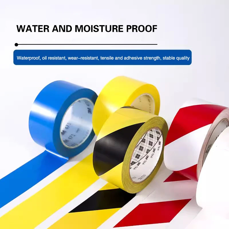 3M Logo Warning Tape Pvc Tape Strong Adhesive Waterproof Wear-Resistant Ground Workshop Special for Industry