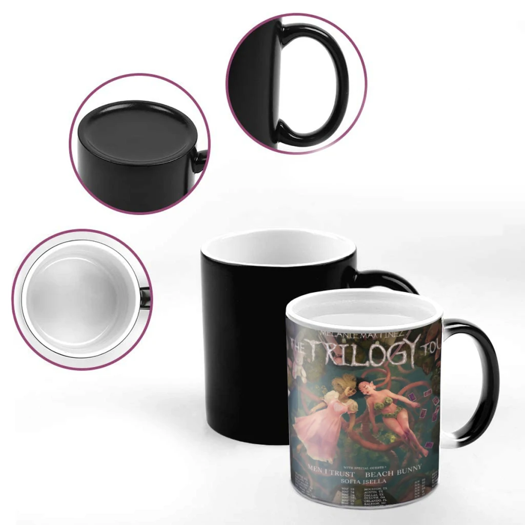 Singer Melanie Martinez Portals Tea Coffee Mugs  Thermal Color-changing Cups 11OZ Ceramic Milk Cup Birthday gift