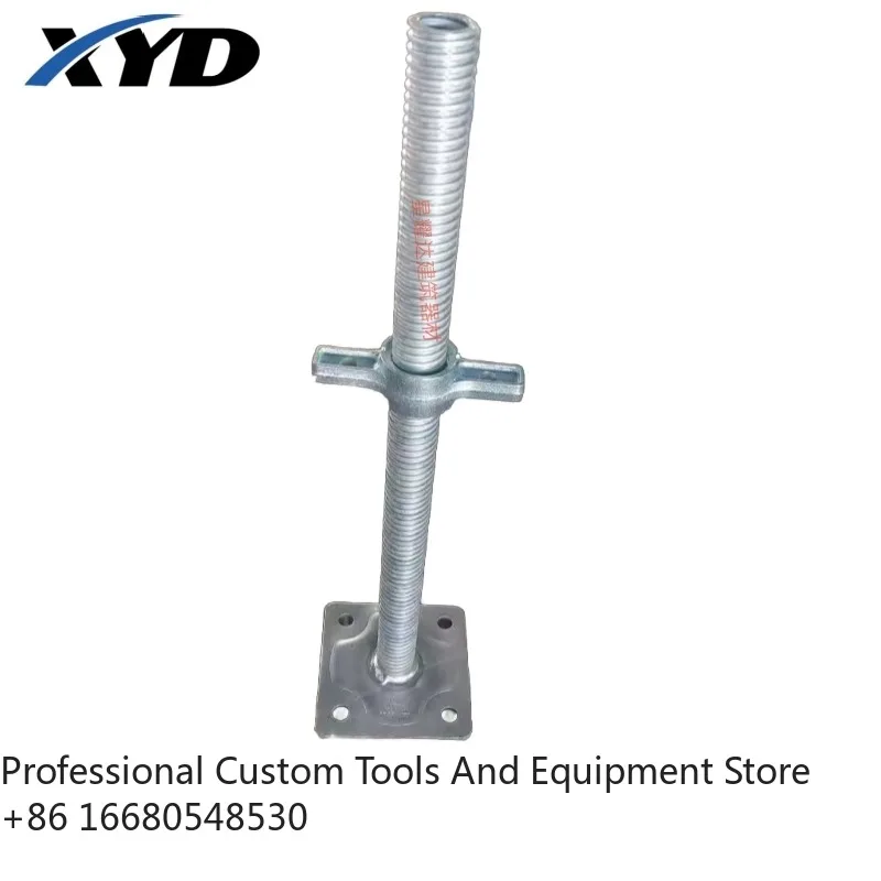 3aModern Design Heavy  Adjustable Steel High Strength Galvanized Screw Jack Accessories for Building Construction
