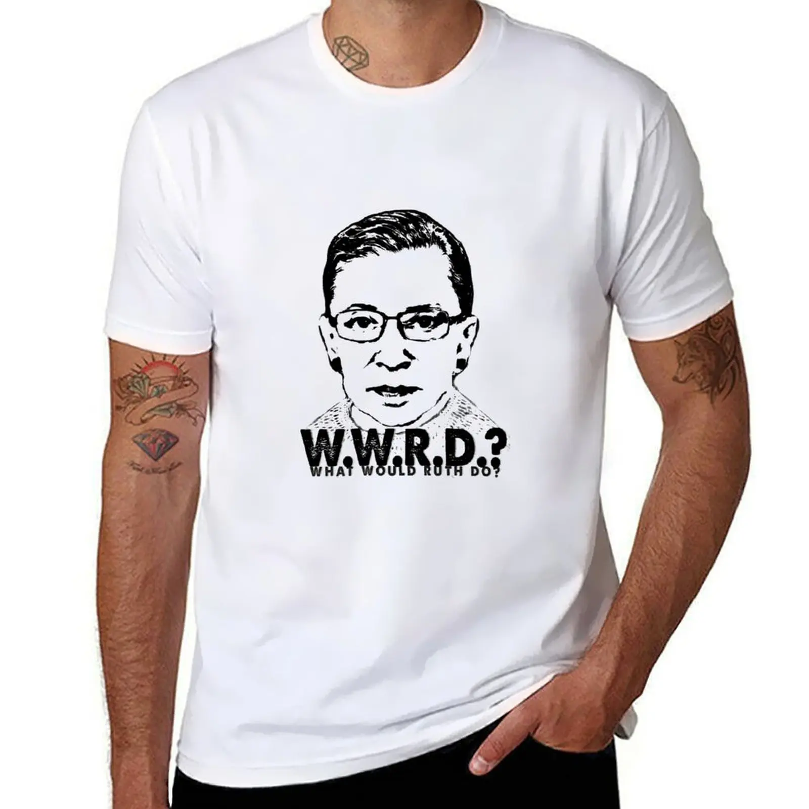 

W.W.R.D.: WHAT WOULD RUTH DO T-Shirt cotton t shirts man 100% man t shirts for men T-Shirt