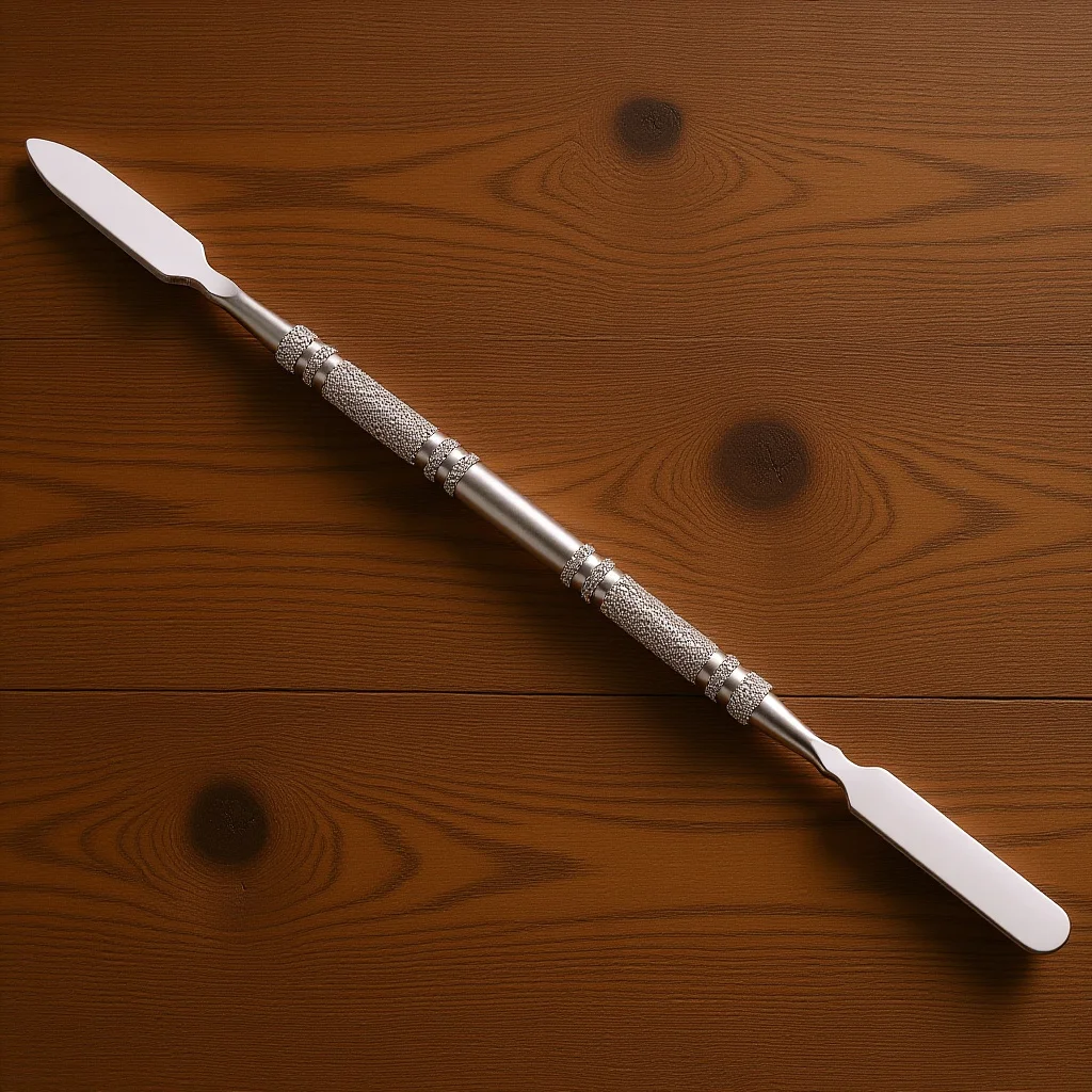 شريط خلط من الفولاذ المقاوم للصدأ لأداة مكياج الأساس، قضيب تعديل الألوان، عصا خلط، أداة تجميل ذاتية الصنع #1