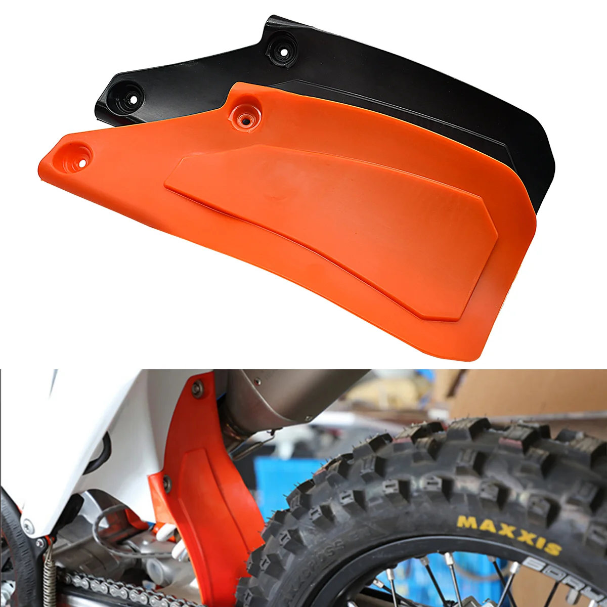 

For KTM SX SXF XC XCF XCW XCFW 125-500 Motorcycle Rear Fender Mudguard Plastic Kit Shock Absorber Air Box Mud Flap Splash Guard