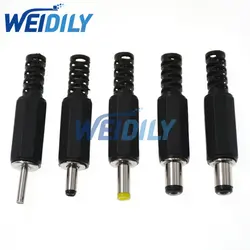 10PCS Male Solder DC Power Barrel Tip Plug Jack Connector Adapter 5.5*2.1/2.5mm 3.5*1.3mm 2.5*0.7mm 4.0*1.7mm DC Plug