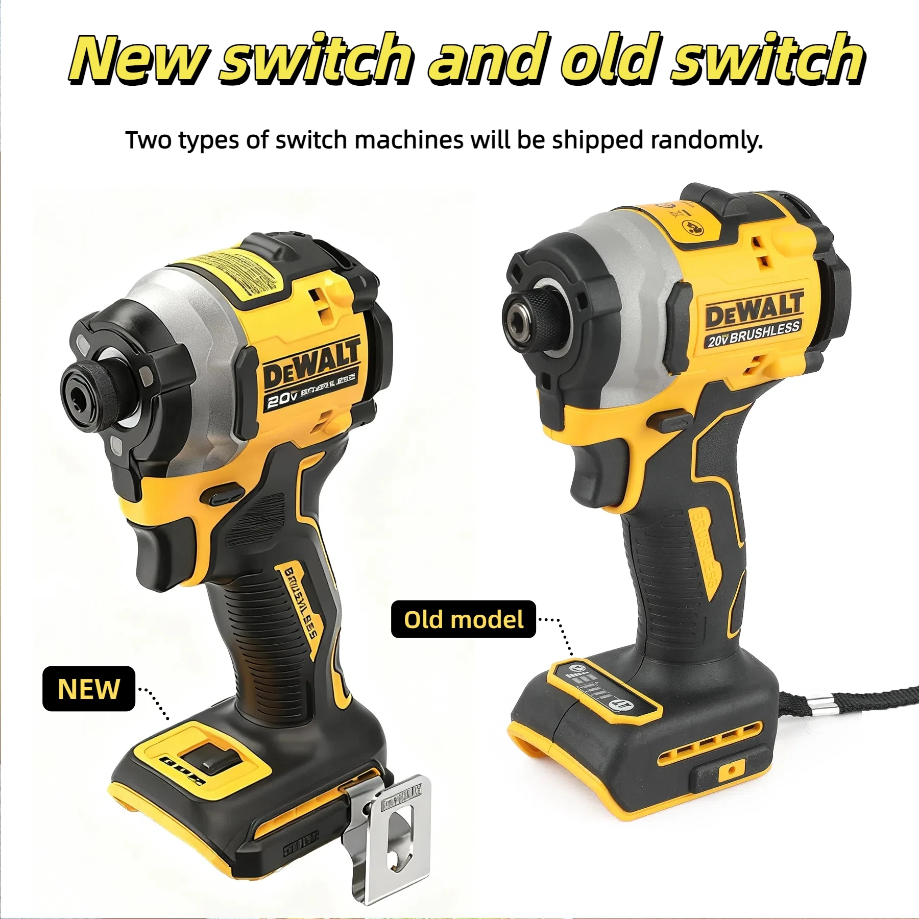 DEWALT DCF850 2025 Cordless Impact Driver Bare Tool 205NM 20V Brushless Motor Wirless Rechargeable Power Tool