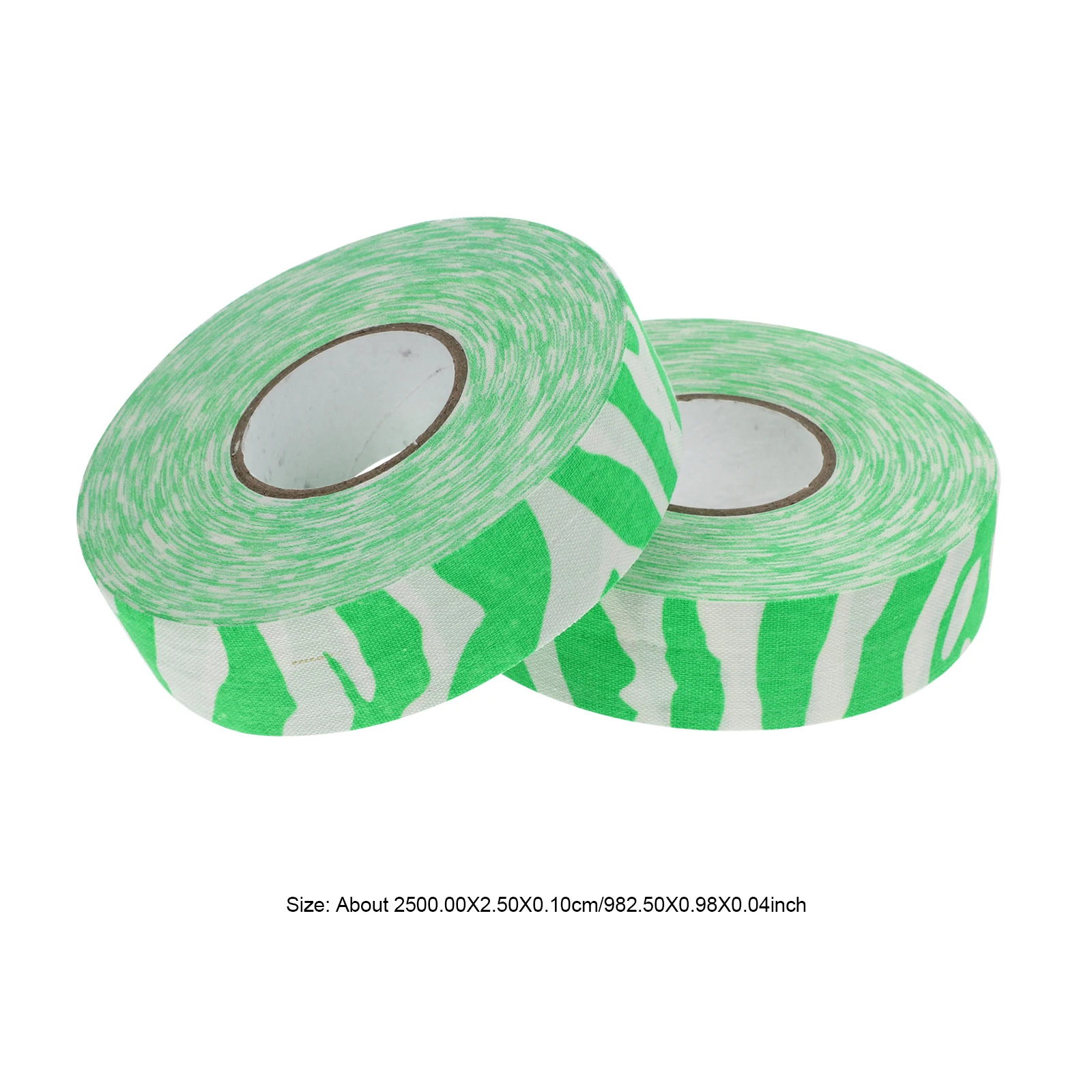

2pcs 2 Rolls Hockey Tapes Racket Grip Anti-Skid Handle Bands Wear-Resistant Non-Slip Cotton Cloth Long-Life Shock Absorbing