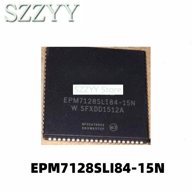 5PCS EPM7128SLI84-15N EPM7128 PLC C84 Programmable Logic Device