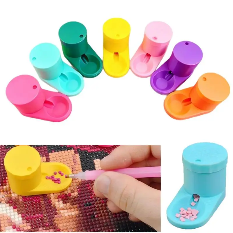 Drill Shaker Tray 3D Printed Quick Flip Sorting Tool Lightweight Portable for DIY Diamond Art Hobbyists Home Use