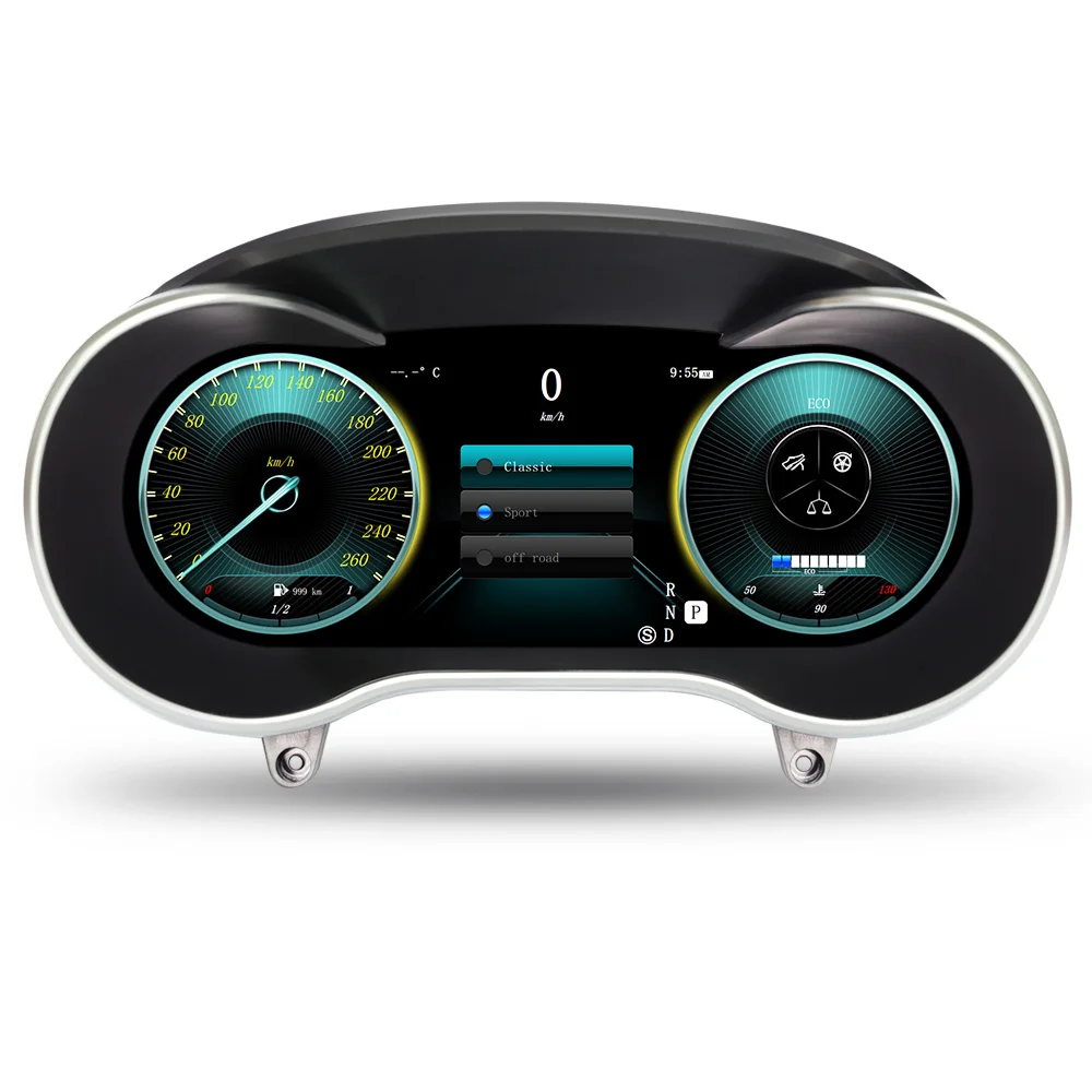 NaviFly12.3INCH LCD Digital Dashboard LINUX SYSTEM 1920*720 for C Class W205 GLC X205 Car Display Touch Screen