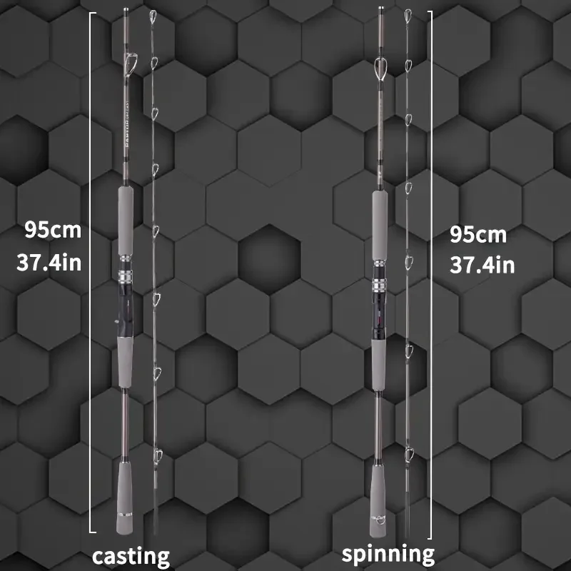 Caña Rooblinos RAPTOR II 1.8m – Spinning/Baitcasting Carbono 27T