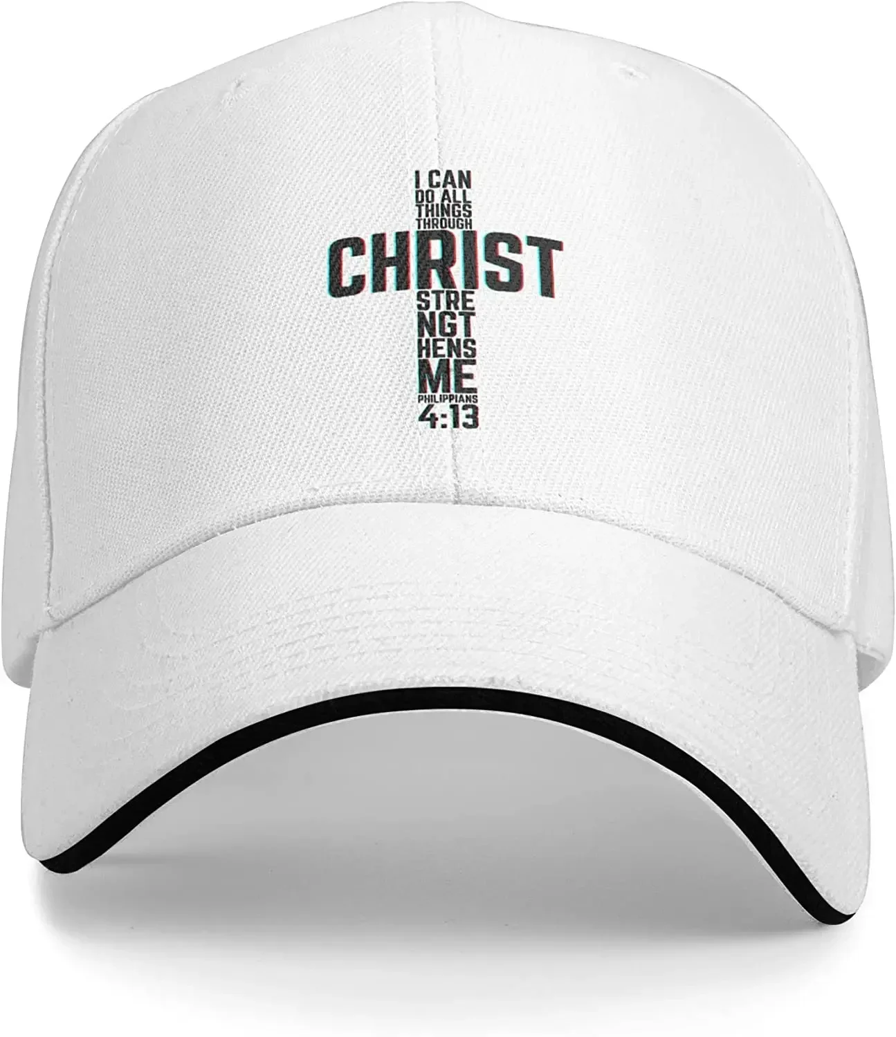 I Can Do All Things Through Christ Cap Christian Hats God Lord Bless USA Rooted in Christ Hat Men Women Baseball Hat