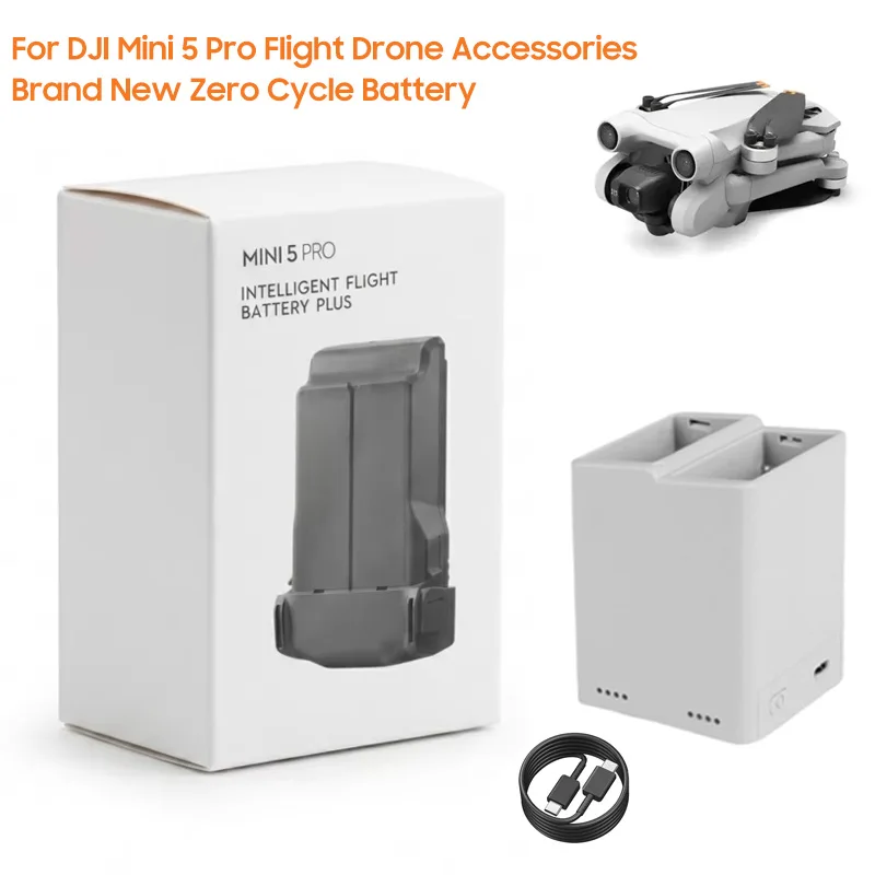 New Long Endurance Replacement Battery For DJI Mini 5 Pro Intelligent Flying Drone Accessories Mini5 Pro 3850/5000mAh Zero-Cycle