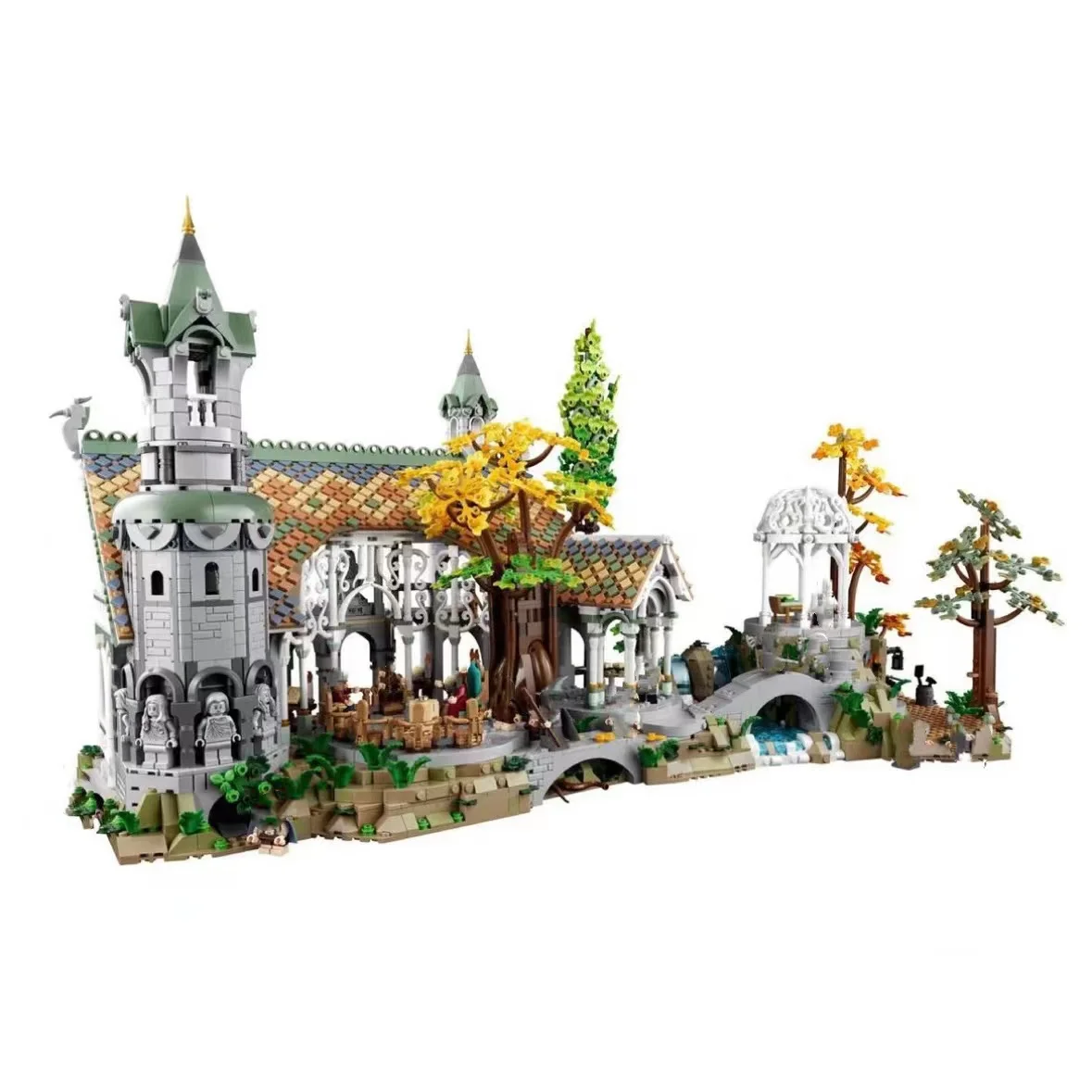 6167pcs 10316 Famous Rings Rivendelled Building Blocks European Castle Bricks Toy Kids Gifts Christmas gift